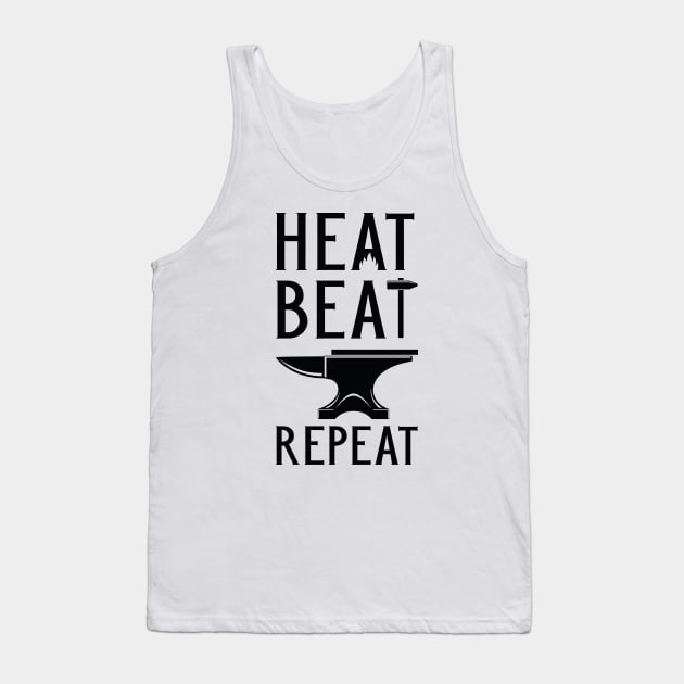 Heat Beat Repeat Tank Top by LuckyFoxDesigns